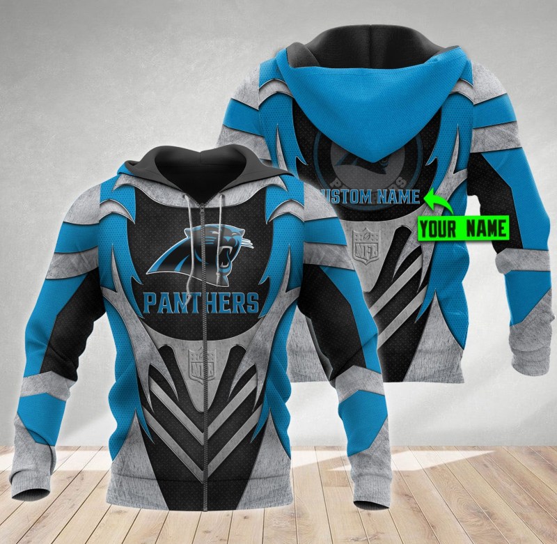 Carolina Panthers Personalized All Over Printed Design