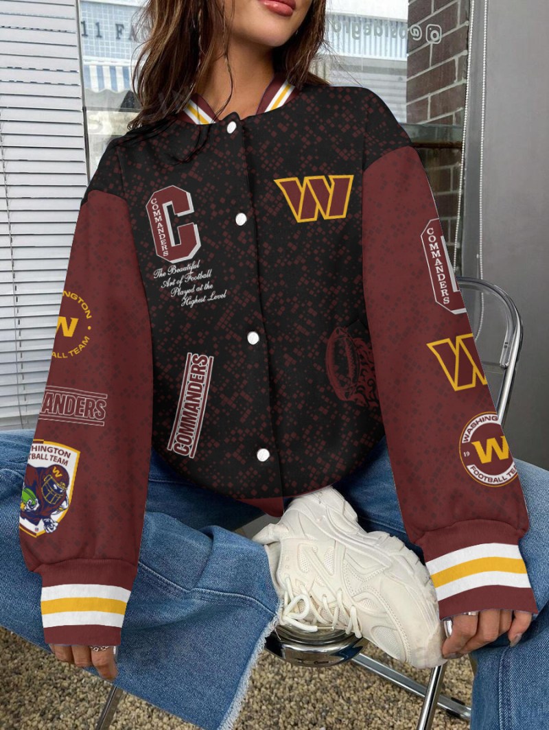 Washington Commanders Varsity Jacket