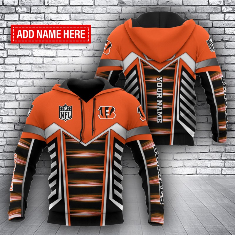Cincinnati Bengals Personalized Hoodie