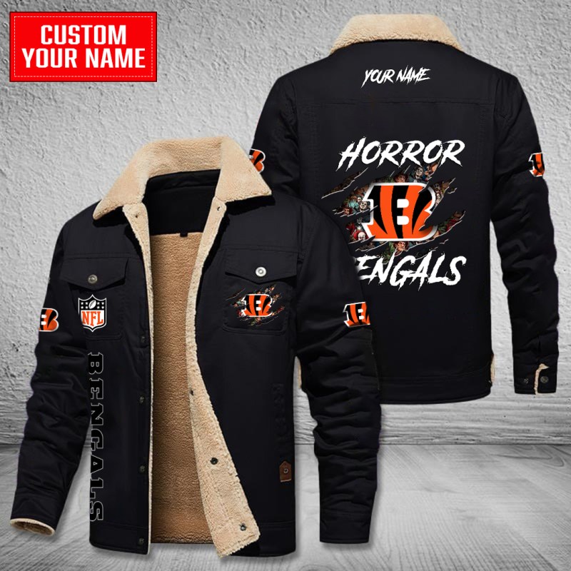 Cincinnati Bengals Bomber Jacket Black
