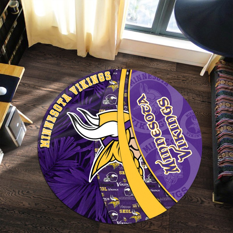 Minnesota Vikings Round Rug