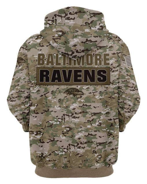 Baltimore Ravens Ugly Sweater - Back View