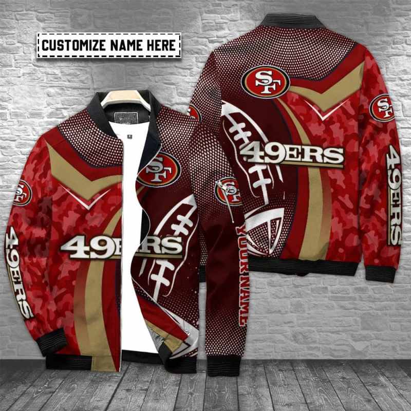 San Francisco 49ers Bomber Jacket Image 1