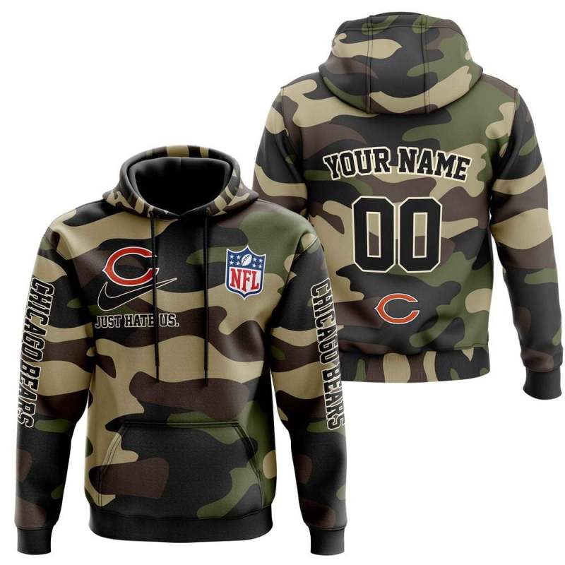 Chicago Bears Personalized Hoodie