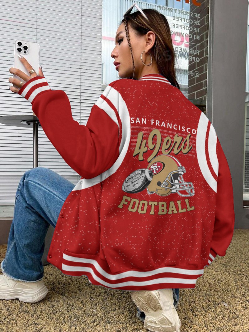 Unisex Varsity Jacket for San Francisco 49ers Fans