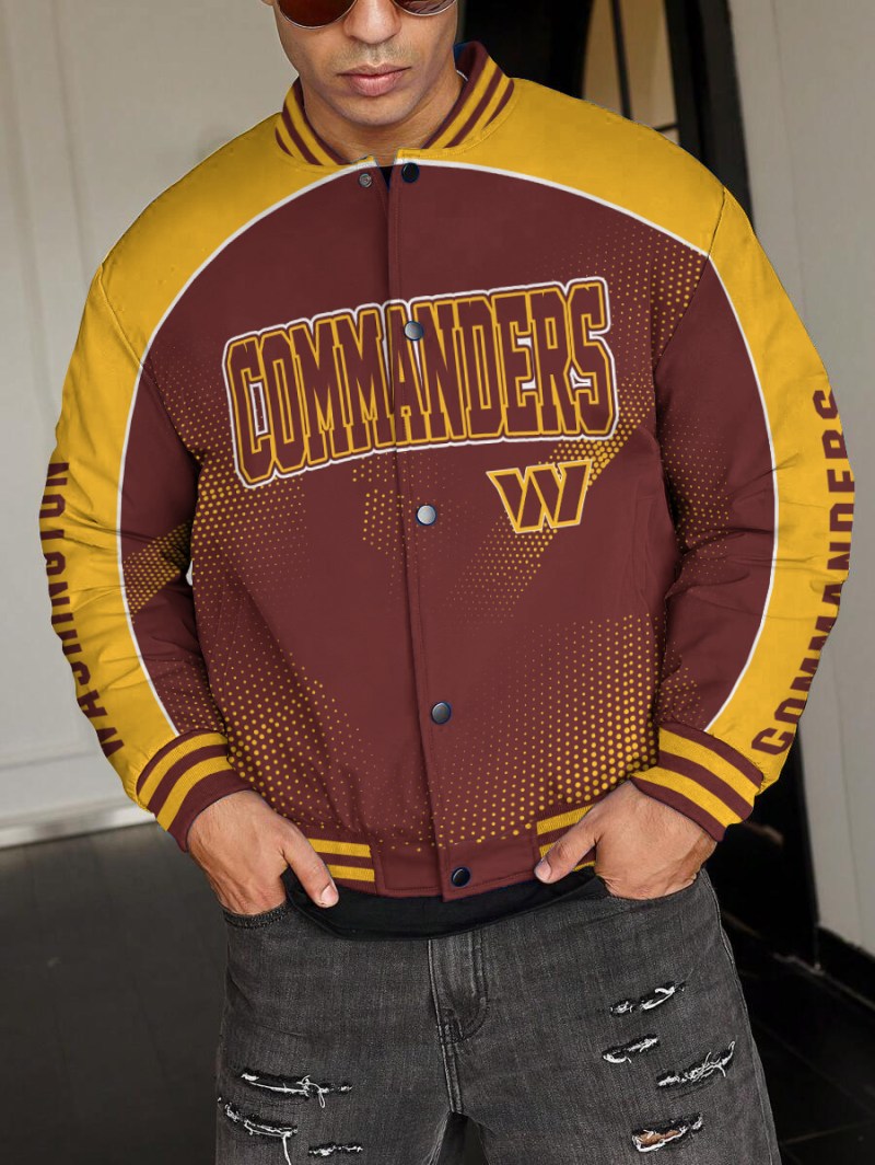 Washington Commanders Varsity Jacket