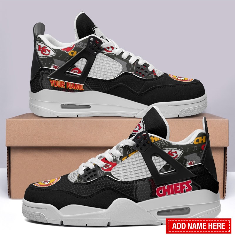 Kansas City Chiefs Personalized AJ4 Sneaker 3