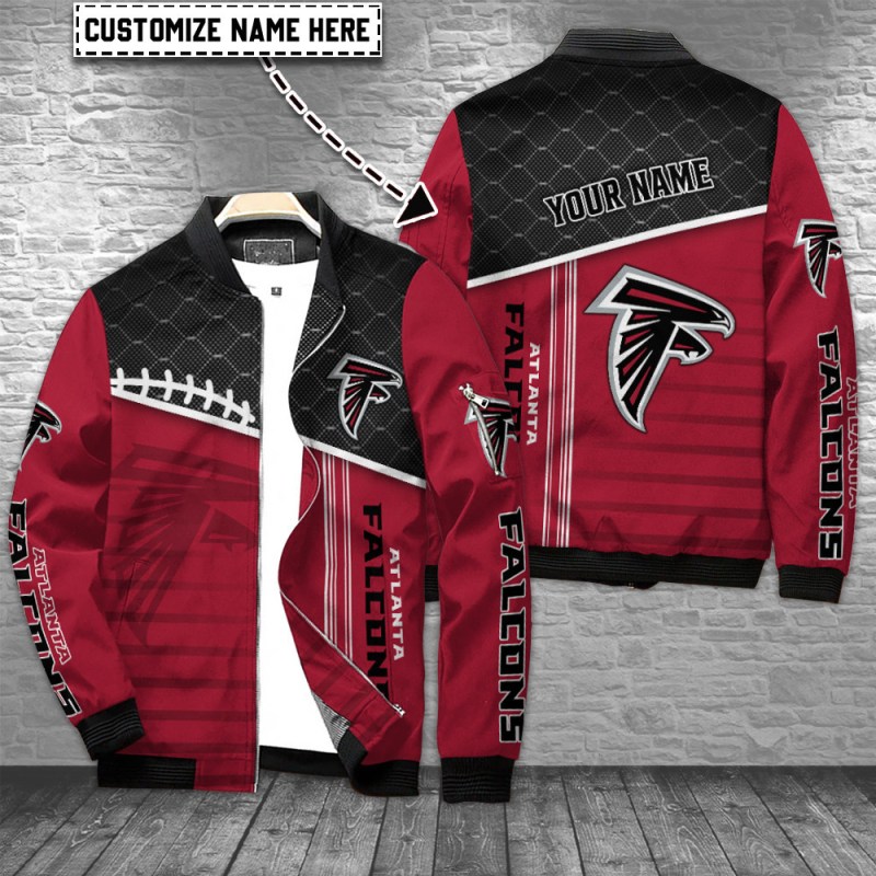 Atlanta Falcons Personalized Bomber Jacket
