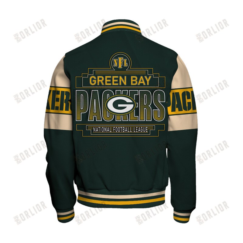 Green Bay Packers Personalized Varsity Jacket