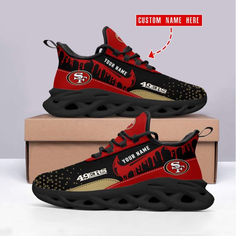 San Francisco 49ers Sneakers Side View