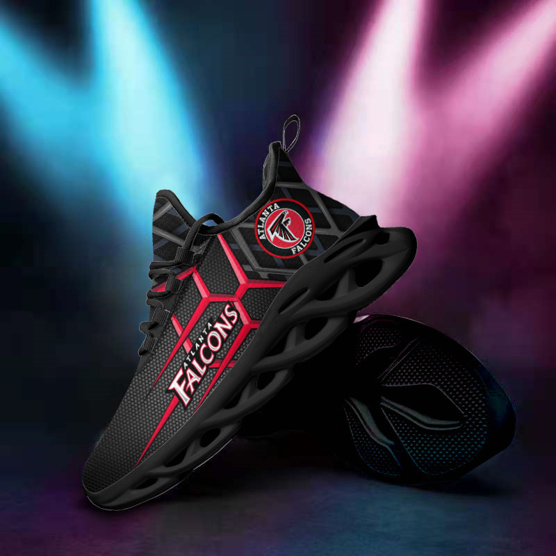 Atlanta Falcons Yezy Running Sneakers Back View