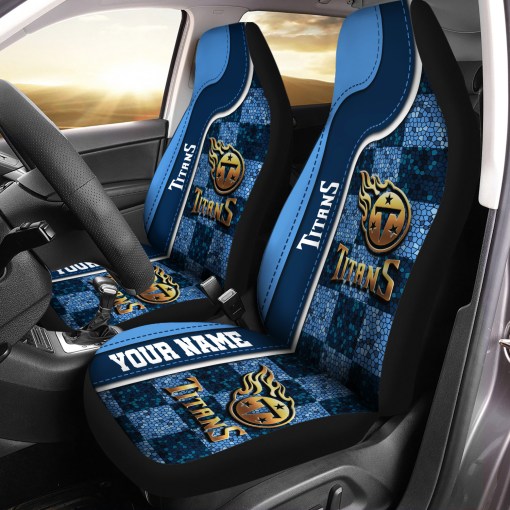 Tennessee Titans Personalized Car Seat Cover
