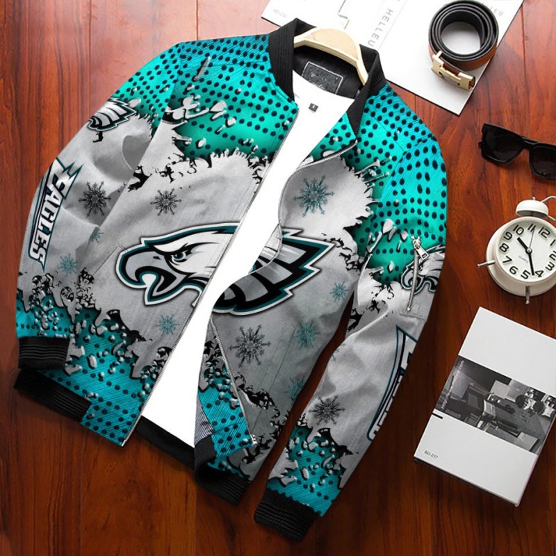 Philadelphia Eagles Personalized Bomber Jacket