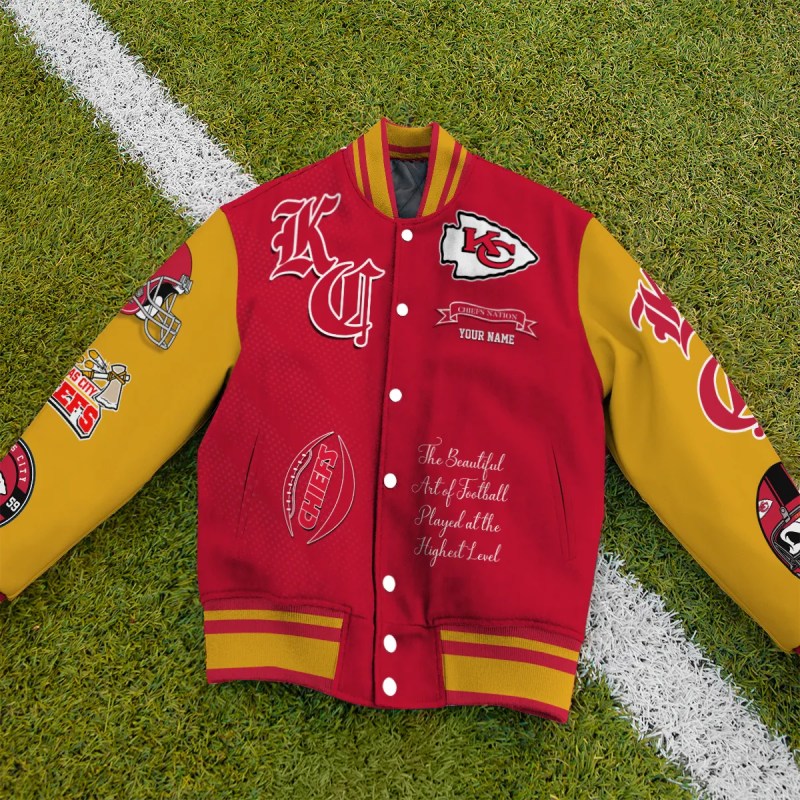 Kansas City Chiefs Varsity Jacket - Image 3