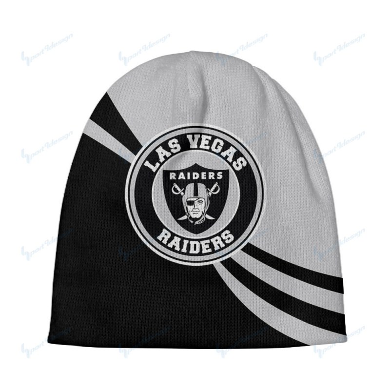 Las Vegas Raiders Wool Beanie Side View