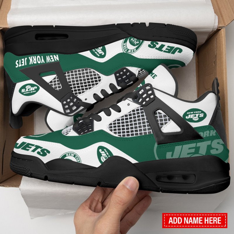 New York Jets AJ4 Sneaker Image 3