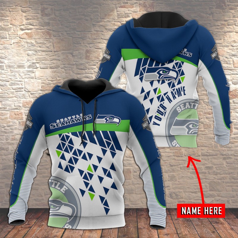Seattle Seahawks Personalized Hoodie
