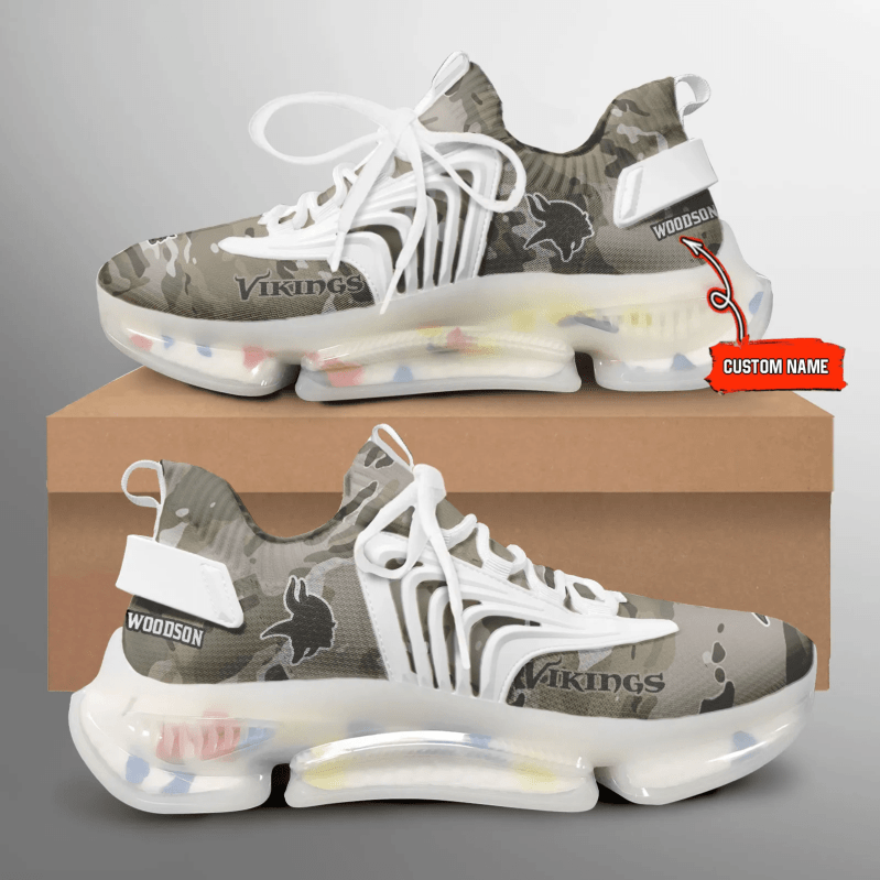 Minnesota Vikings F68 Sport Camo Shoes