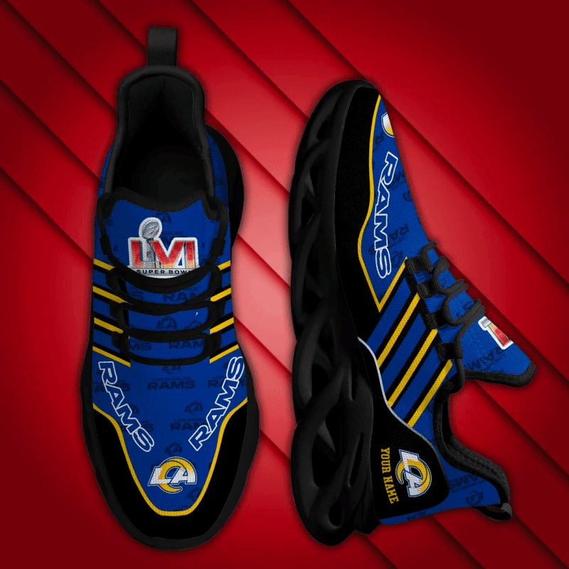 Los Angeles Rams Yeezy Running Sneakers