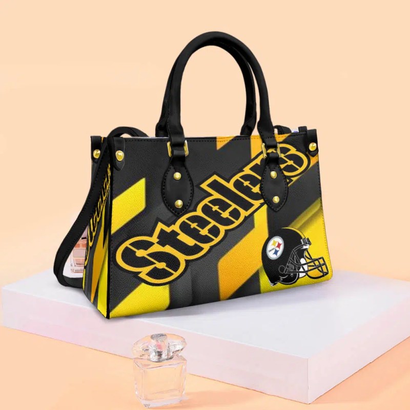 Pittsburgh Steelers Leather Hand Bag