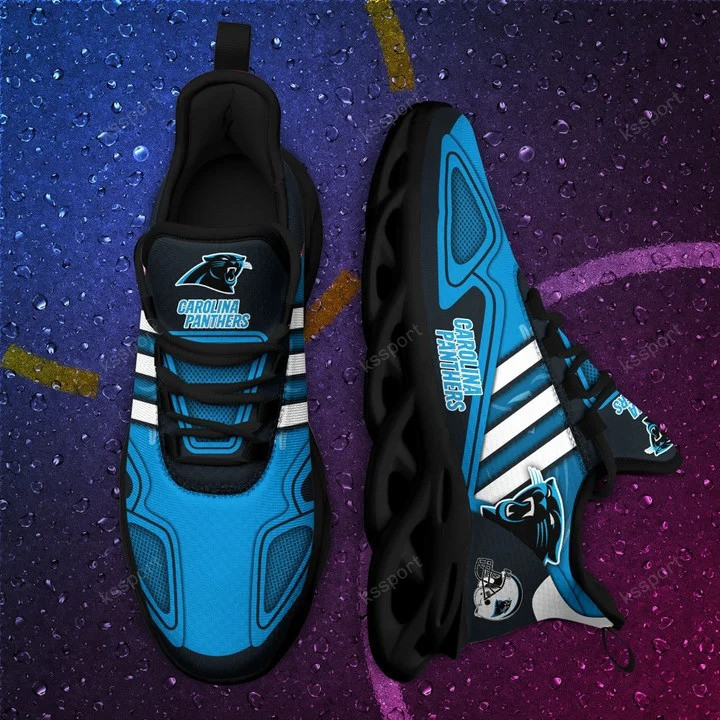 Carolina Panthers Yezy Running Sneakers