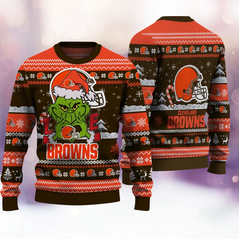 Ugly Christmas Sweater for Football Fans