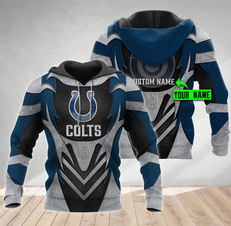 Indianapolis Colts Personalized All Over Printed Ugly Christmas Sweater