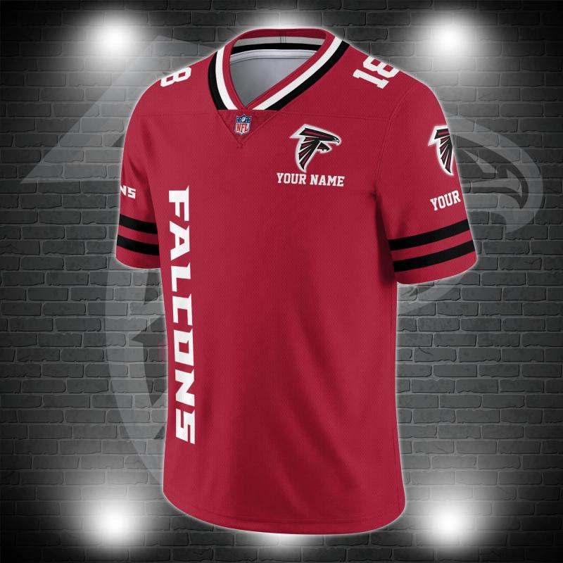 Atlanta Falcons Personalized V-neck Football Jersey Image 2