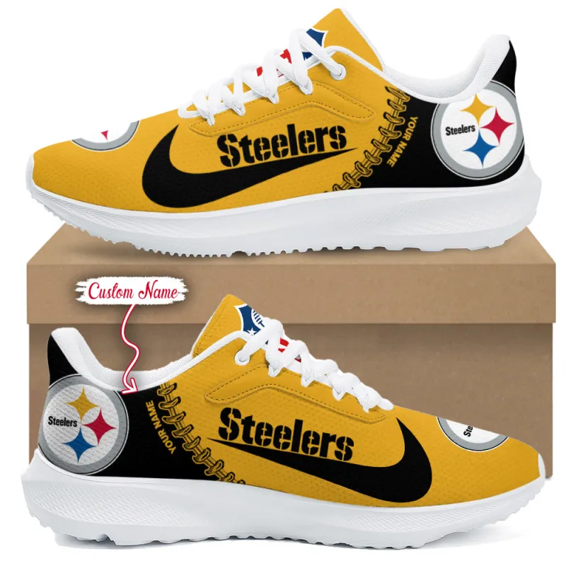 Pittsburgh Steelers Lightweight Patch Decor Running Shoes