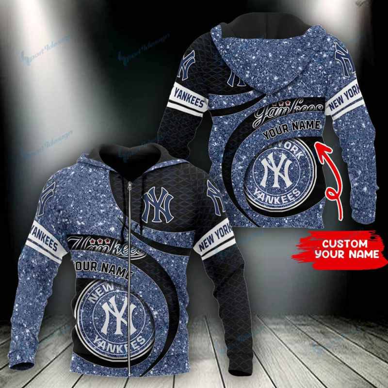 New York Yankees Personalized Hoodie Image 2