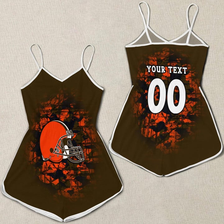 Cleveland Browns Women Romper Jumpsuit