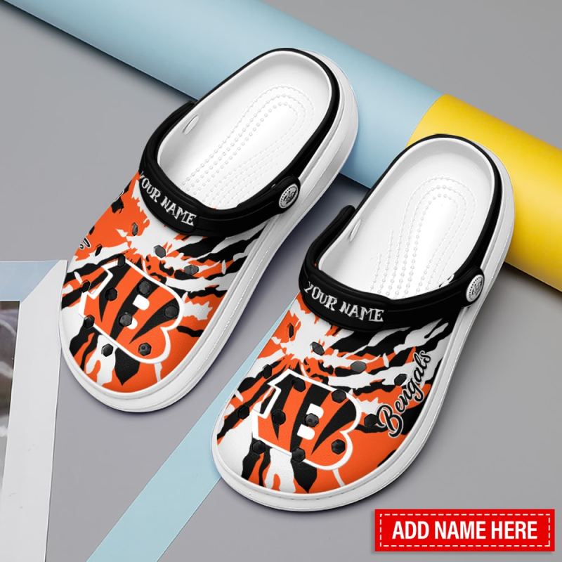 Cincinnati Bengals Personalized Limited Clog
