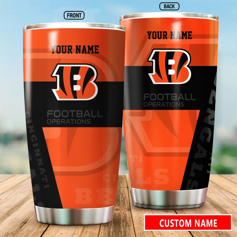 Cincinnati Bengals Personalized Tumbler
