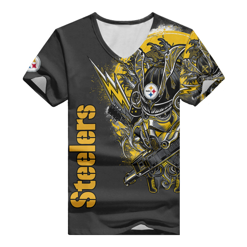 Pittsburgh Steelers Summer V-Neck Women's T-Shirt