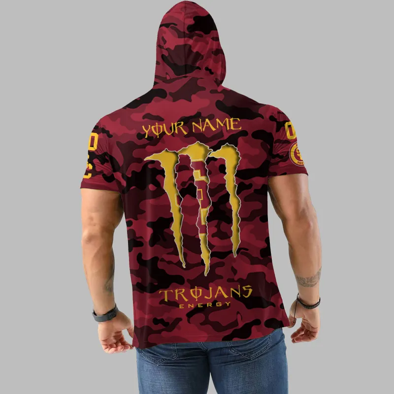 USC Trojans Camo Short Sleeve Hoodie