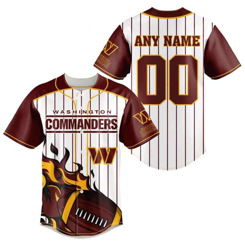 NFL Washington Commanders Baseball Jersey