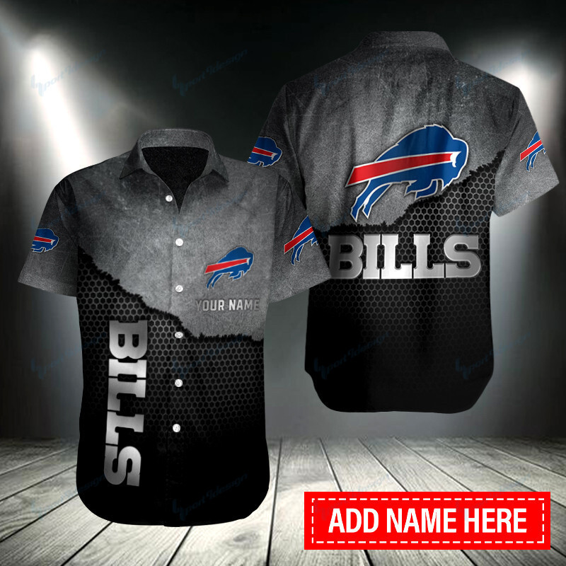 Buffalo Bills Personalized Button Shirt Sizing Chart