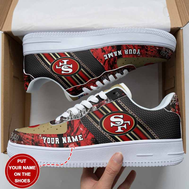 San Francisco 49ers Personalized AF1 Shoes