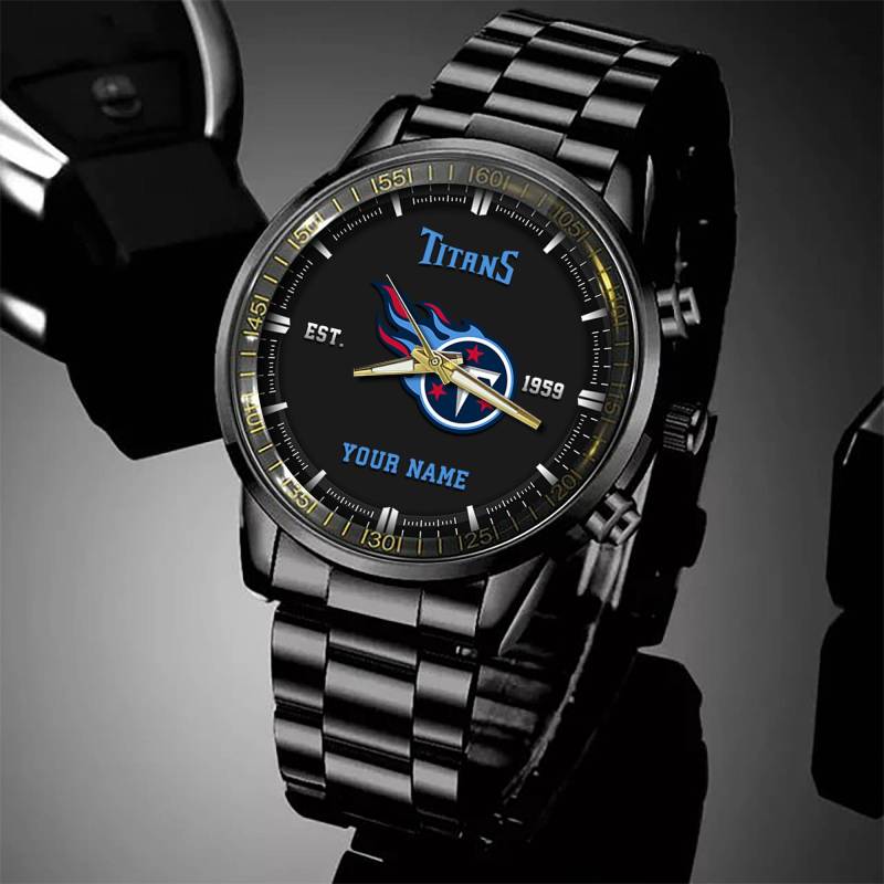 Tennessee Titans Black Fashion Watch