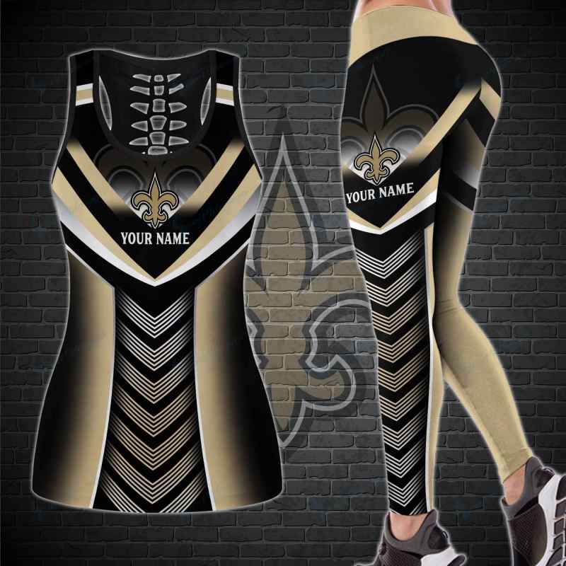 New Orleans Saints Personalized Leggings