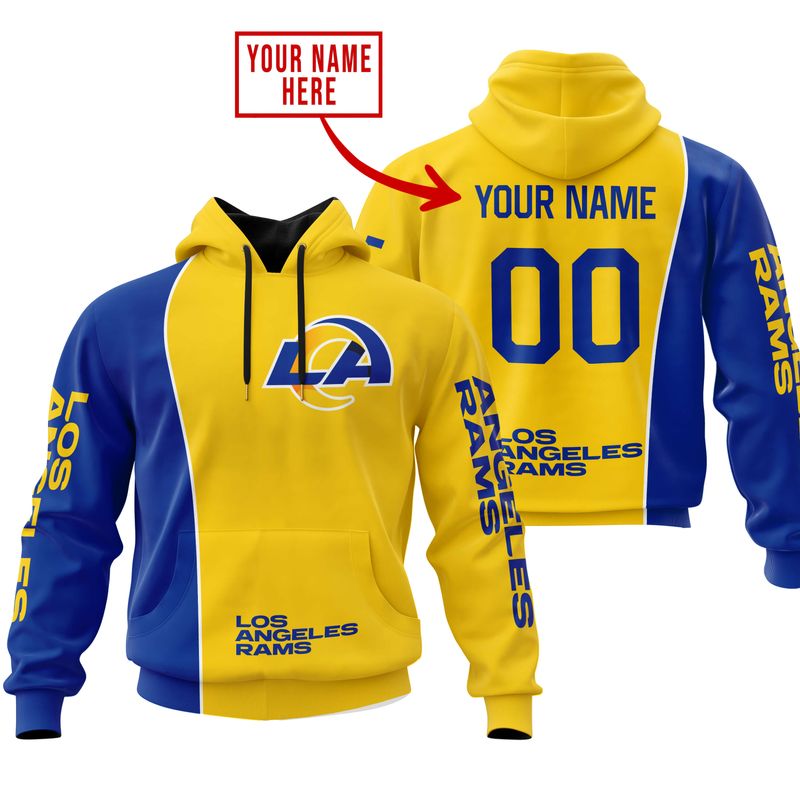 Los Angeles Rams Personalized Hoodie