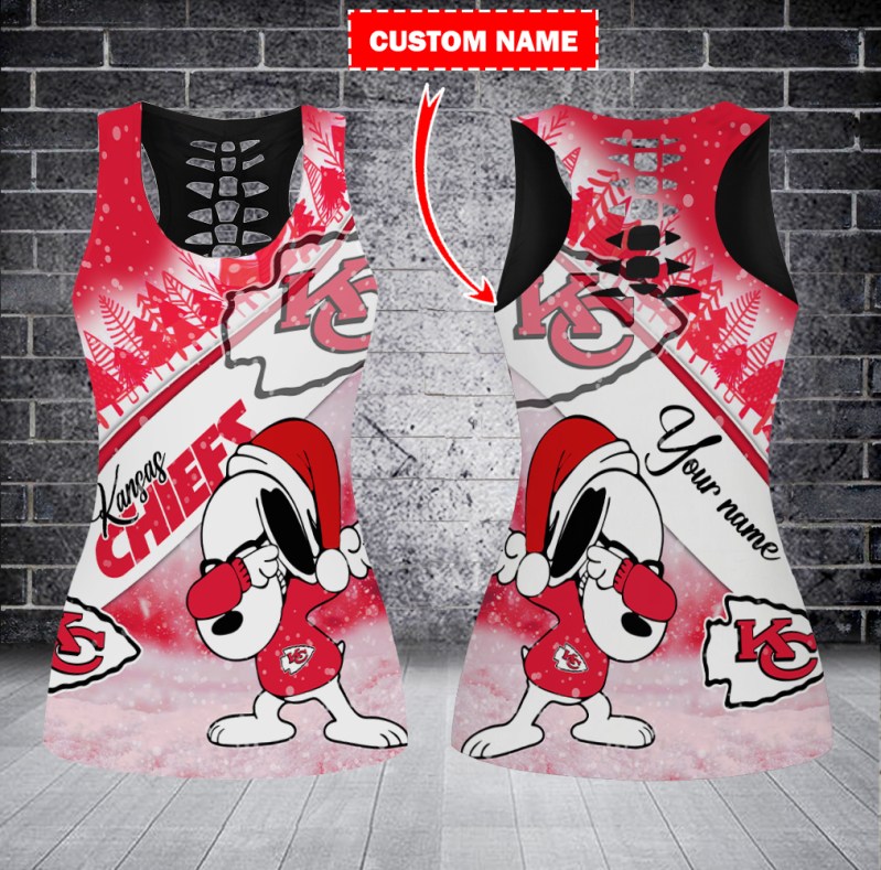 Kansas City Chiefs Combo Tank Top and Leggings - Image 3