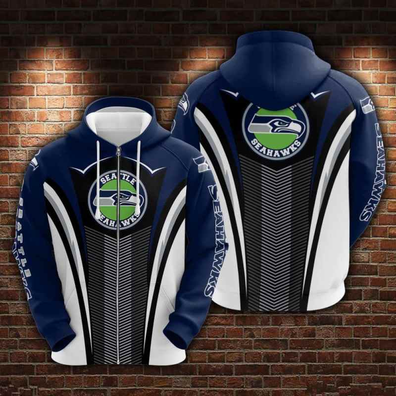 Seattle Seahawks Limited Hoodie - Back View