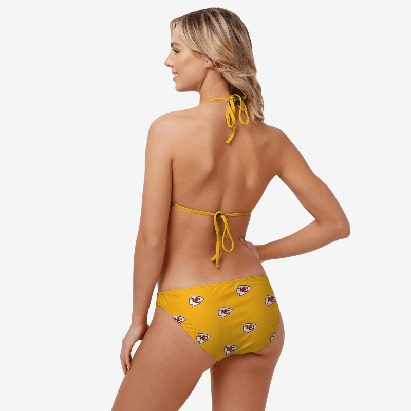 Kansas City Chiefs Women's Mini Print Bikini Image 3