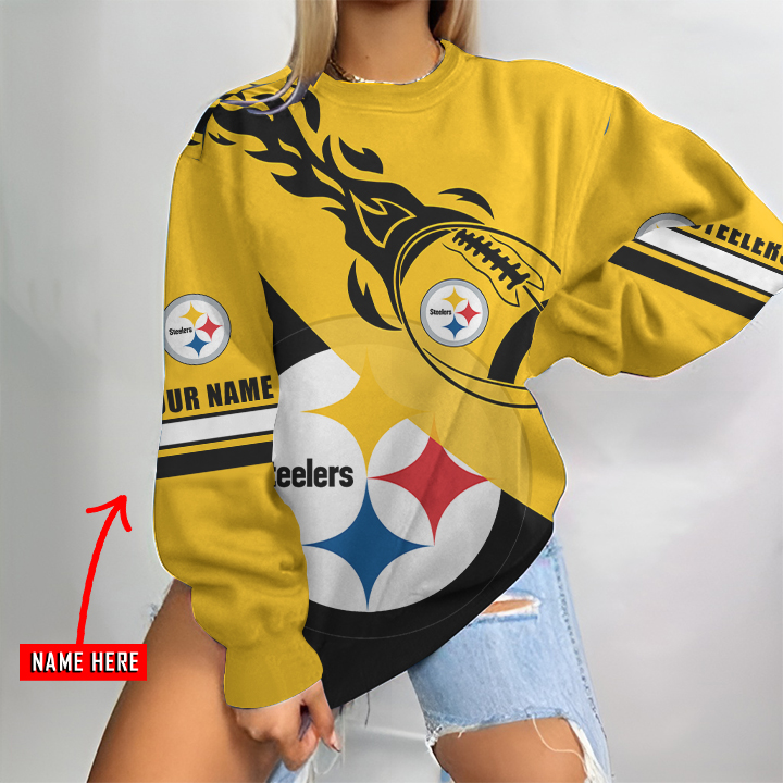 Pittsburgh Steelers Personalized Round Neck Sweatshirt