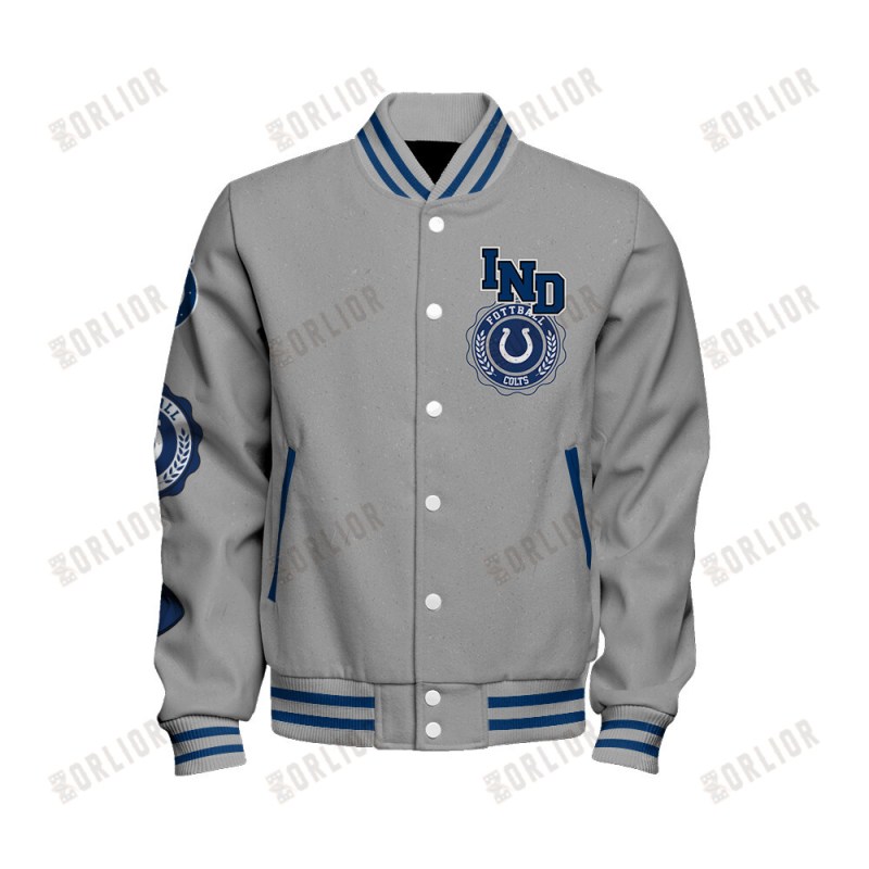 Indianapolis Colts Varsity Jacket Image 2