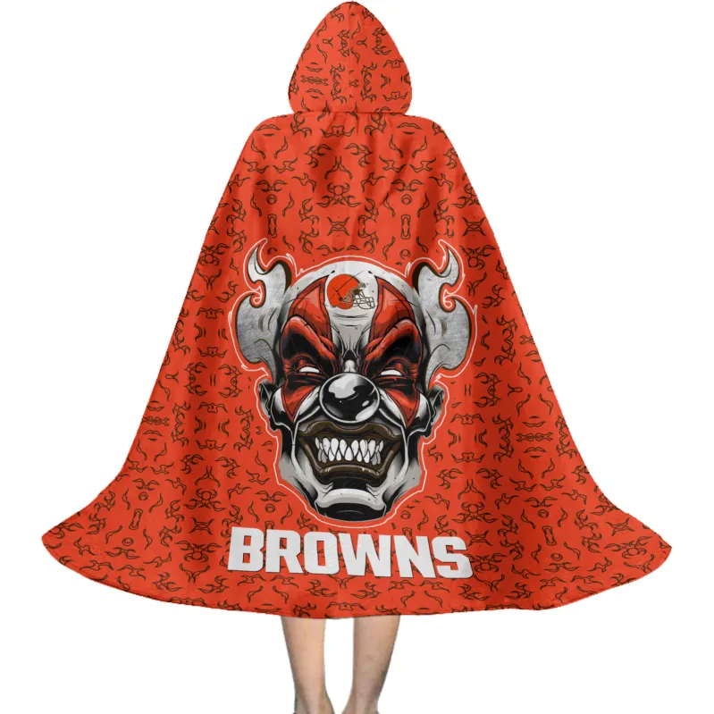 Cleveland Browns Halloween Cloak Back