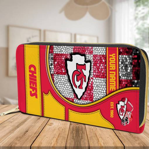Kansas City Chiefs Women Wallet Design 2