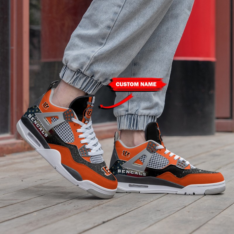 Cincinnati Bengals AJ4 Sneaker