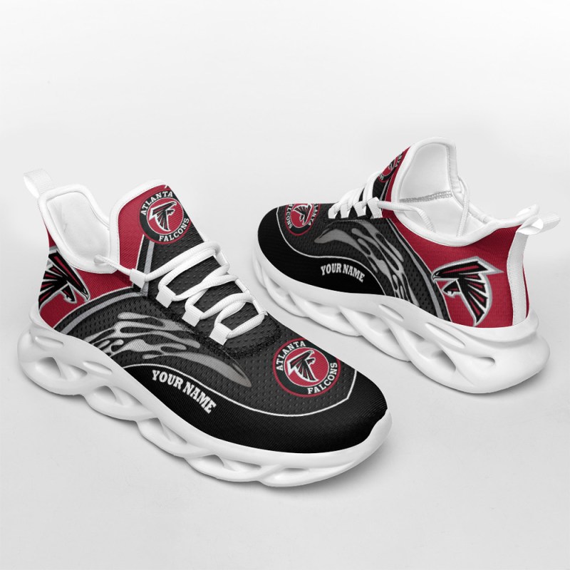 Atlanta Falcons Personalized Yeezy Running Sneakers 4